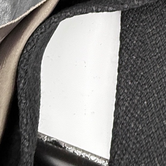 VTG Crombie Tweed Overcoat 48 Men's Blk Heavy Wool Overcoat *read* - Picture 14 of 16